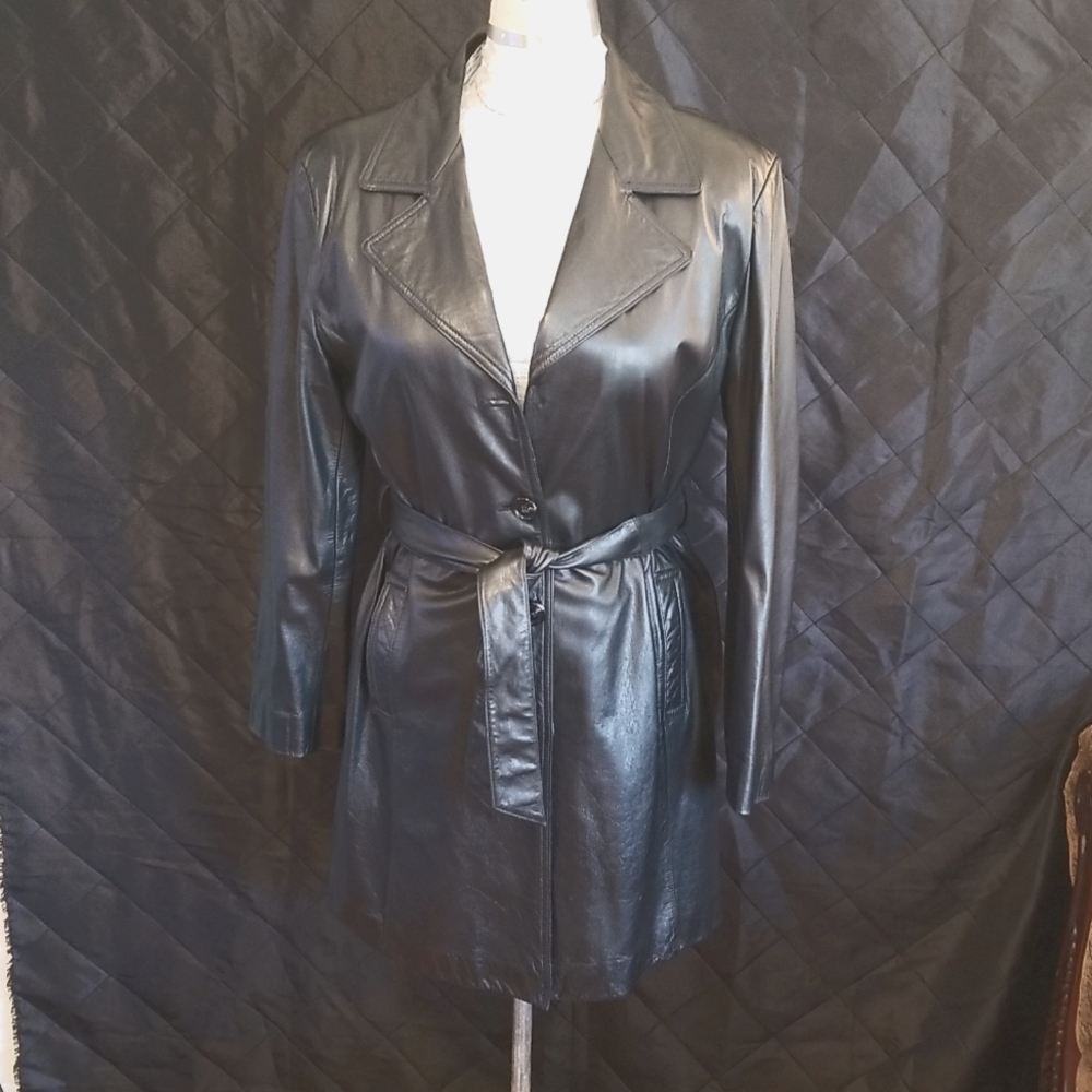Womens leather Coat
